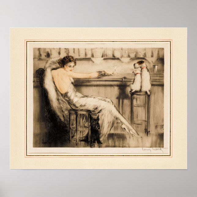 Martini by Louis Icart Poster (Front)