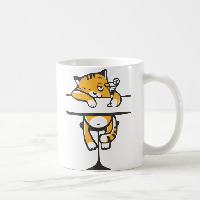 martini-cat coffee mug (Right)