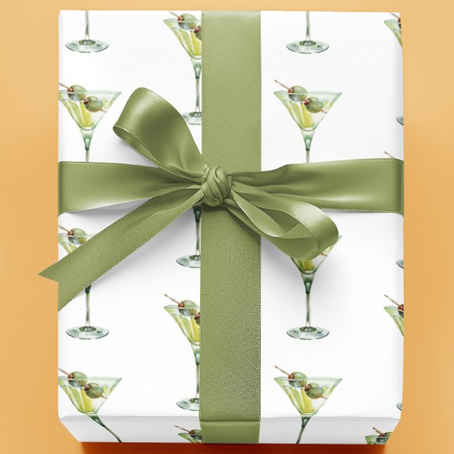 Martini Celebration  Wrapping Paper (Creator Uploaded)