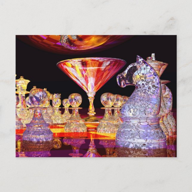 Martini Chess Postcard (Front)