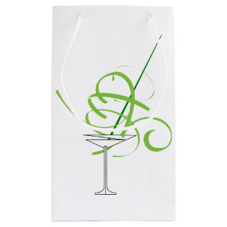 Martini Cocktail Gift Box Small Gift Bag