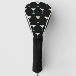 Martini Cocktail Pattern Golf Lovers Funny Drink Head Cover