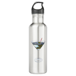 Martini Cocktail Stainless Steel Water Bottle