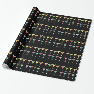 Martini Cocktails Art Wrapping Paper
