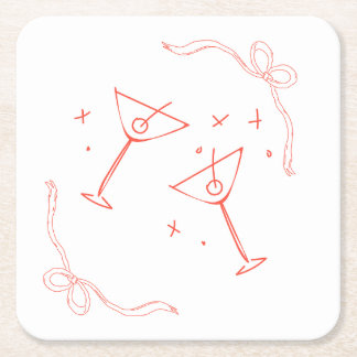 Martini Cool Girl Coaster