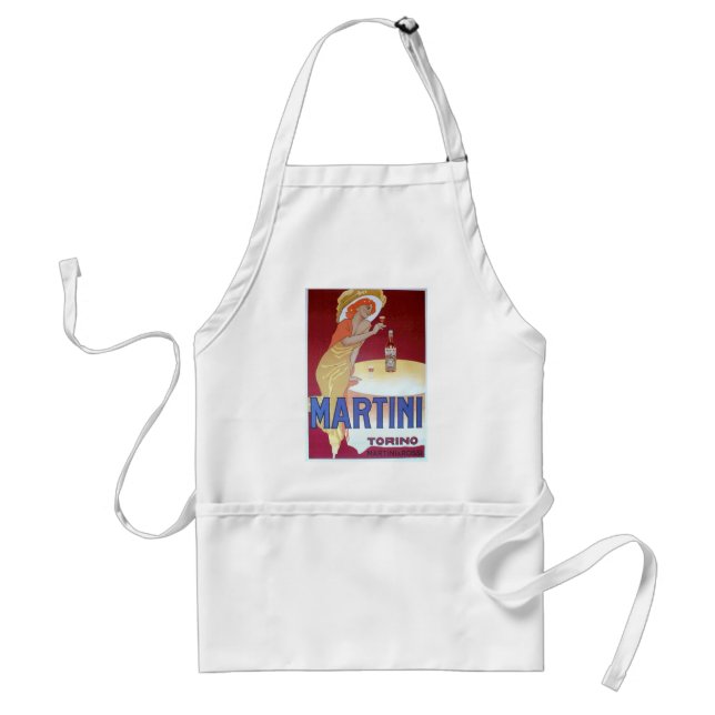Martini design adult apron (Front)