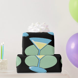Martini Drink Wrapping Paper
