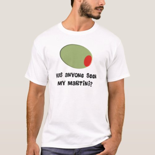 Martini Drinkers T_Shirts and Gifts Olive Design