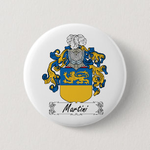 Martini Family Crest Button