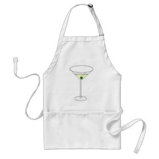 Martini Glass Adult Apron