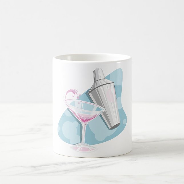 Martini Glass And Shaker Coffee Mug (Creator Uploaded)