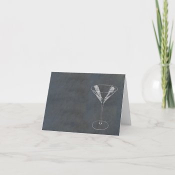 Martini Glass Card by karenfoleyphoto at Zazzle