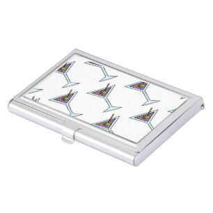 MARTINI GLASS CASE FOR BUSINESS CARDS