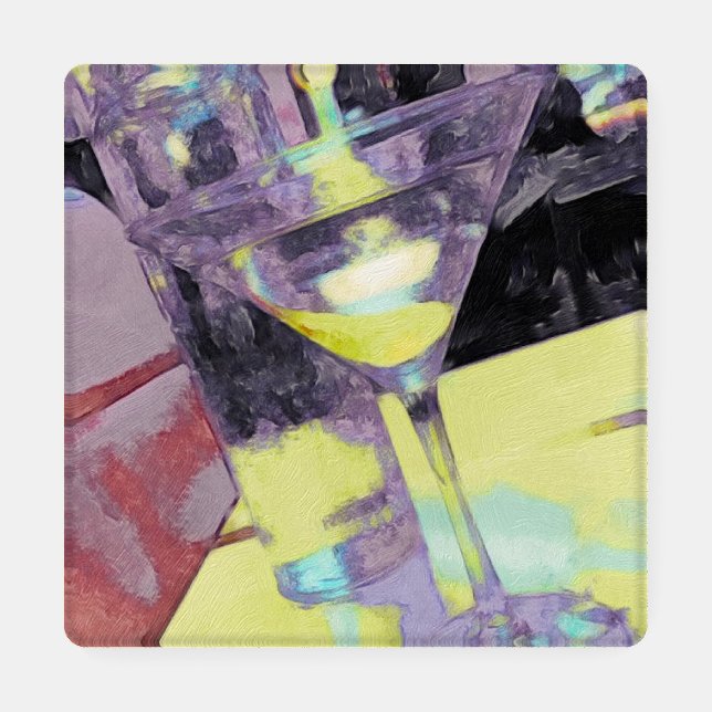 Martini Glass Coasters (Single)