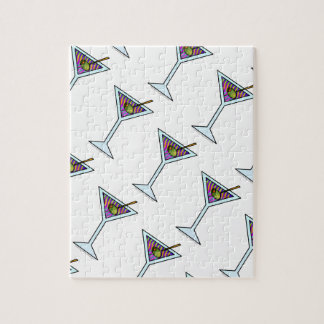 MARTINI GLASS JIGSAW PUZZLE