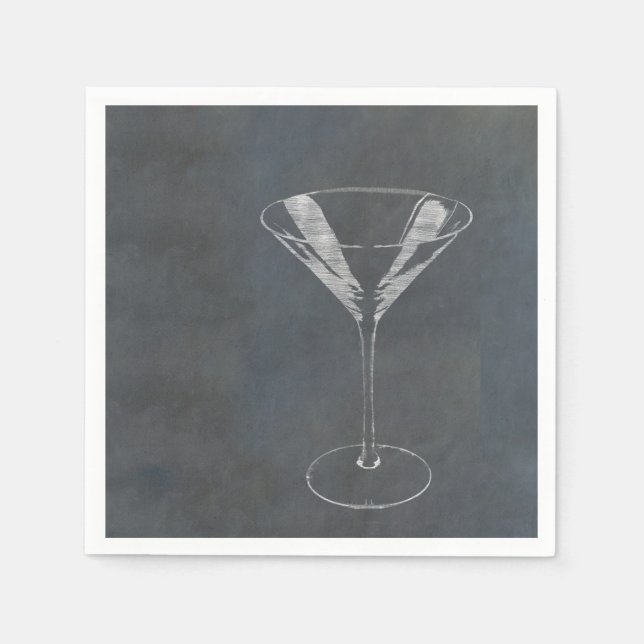 Martini Glass Napkins (Front)