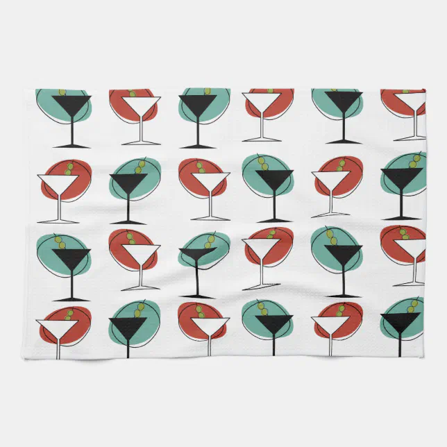 Martini Glass Pattern Kitchen Towel R988658f4ffac44d4bad63352762a01e5 2cf11 8byvr 644.webp