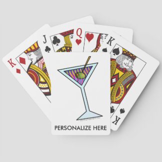 MARTINI GLASS POKER CARDS