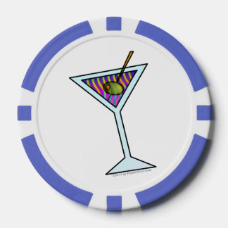 MARTINI GLASS POKER CHIPS
