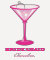 Martini Glass & Ring Bridesmaid Wedding Favor