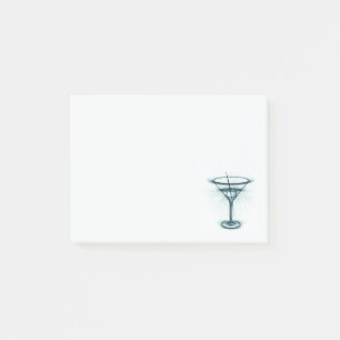 Martini Glass Sketch Post-it Notes
