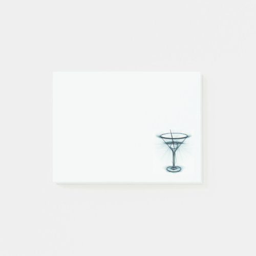 Martini Glass Sketch Post_it Notes