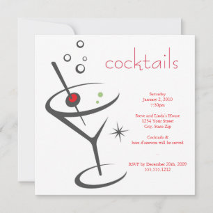 martini invitation