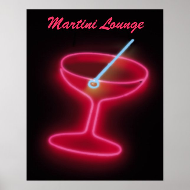 Martini Lounge Poster (Front)