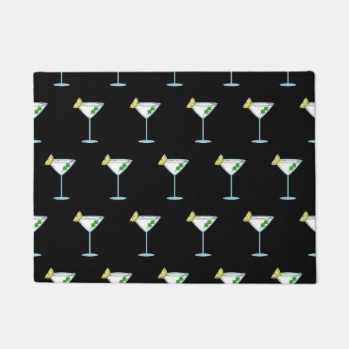 Martini Lovers Cocktail Glass Bartender Alcohol Doormat