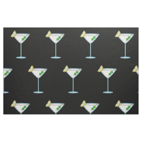 Martini Lovers Cocktail Glass Bartender Alcohol Fabric