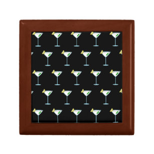 Martini Lovers Cocktail Glass Bartender Alcohol Gift Box