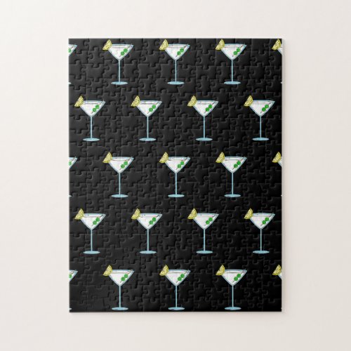 Martini Lovers Cocktail Glass Bartender Alcohol Jigsaw Puzzle