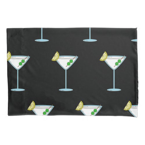 Martini Lovers Cocktail Glass Bartender Alcohol Pillow Case