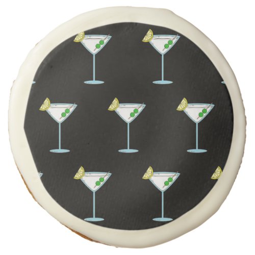 Martini Lovers Cocktail Glass Bartender Alcohol Sugar Cookie