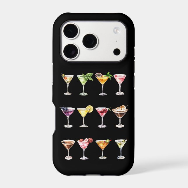 Martini Madness Case-Mate iPhone Case (Back)