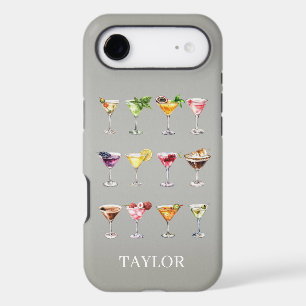Martini Madness Monogrammed iPhone 17 Air Case