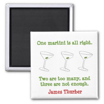 Martini Magnet by LisaDHV at Zazzle