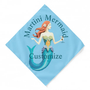 Martini Mermaid Thunder_Cove Bandana