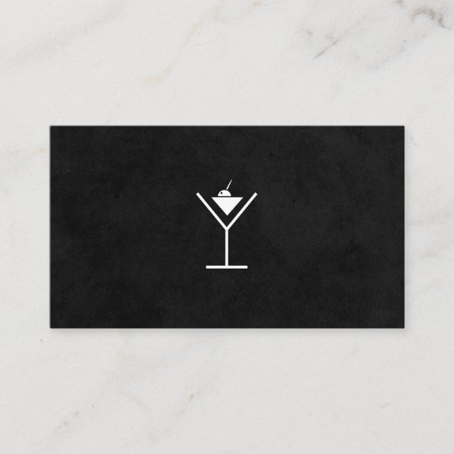 Martini / Mixology Business Card (Front)