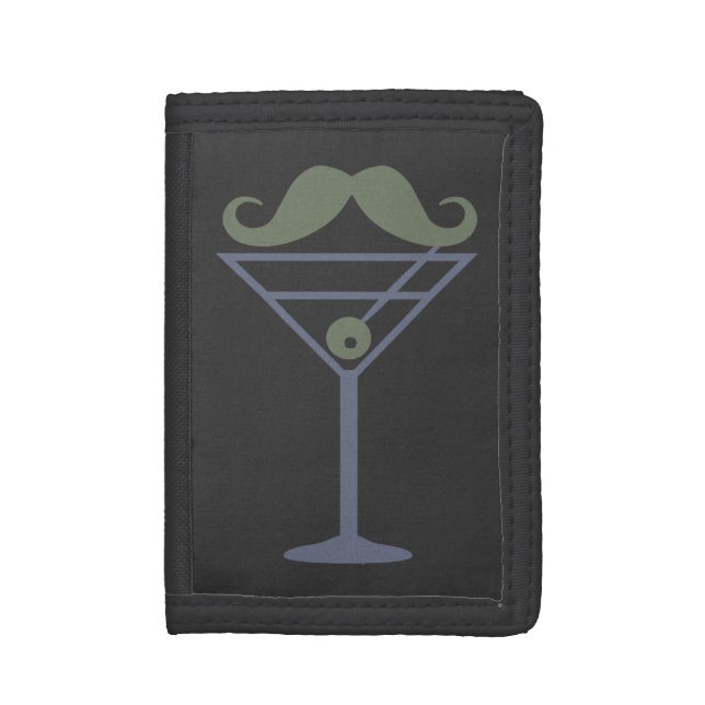 Martini Moustache wallets (Front Vertical)