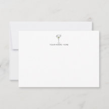 Martini Notecard