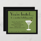 Martini Party Invitation (Front/Back)
