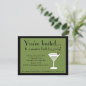 Martini Party Invitation (Standing Front)