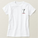 Martini Personalized Embroidered Shirt at Zazzle