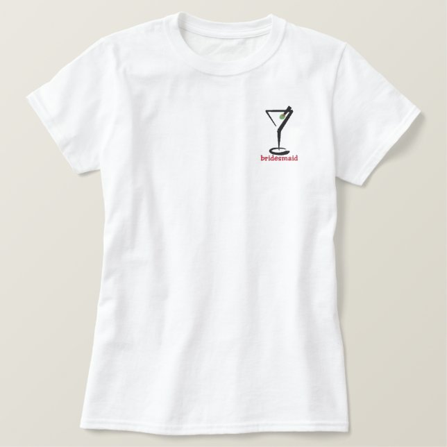 Martini Personalized Embroidered Shirt (Design Front)