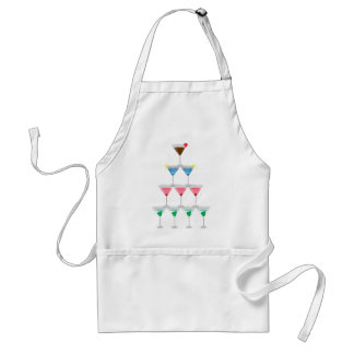 Martini Pyramid Adult Apron