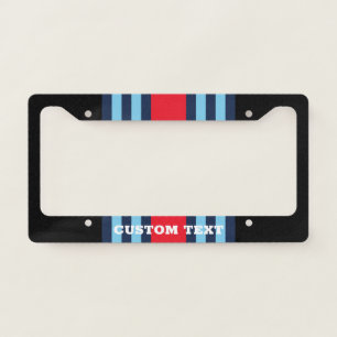 Martini Racing Stripe License Plate Frame