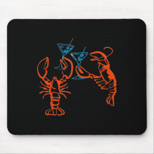 Martini Red Lobster Italian Food Aesthetic Summer  Mouse Pad