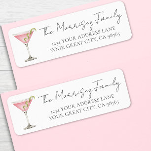 Martini Return Address Label
