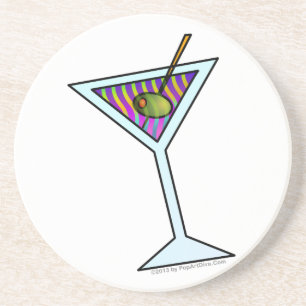 MARTINI SANDSTONE COASTERS